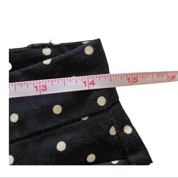 Van Heusen ankle length black polka dot pants VGUC - Picture 6 of 8